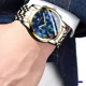 thumbnail image 2 of Reloj Hombre Analógo Con Fechador Acero Cuarzo Casual Color De La Correa Plata Y Oro, 2 of 8