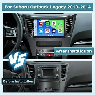 CAMECHO Android Car Stereo For Subaru Outback/Legacy 2010-2014 - 9" Touch Screen, Wireless CarPlay/Android Auto, 2GB+64GB