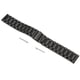thumbnail image 4 of Correa de reloj inteligente de 20 mm con doble hebilla de metal y pasador de reloj para Amazfit GTS 3 GTS 2 Bip S Bip UBlack, 4 of 12