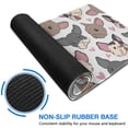 thumbnail image 6 of Long Mouse Pads for Desk,Bulldog Dog and Love Heart Desk Mats on Top Of Desks, Desk Mouse Pad Extra Large with 3mm Non-Slip Base and Stitched Edge for Gaming,Office,Work,Home 31.5"x11.8", 6 of 6