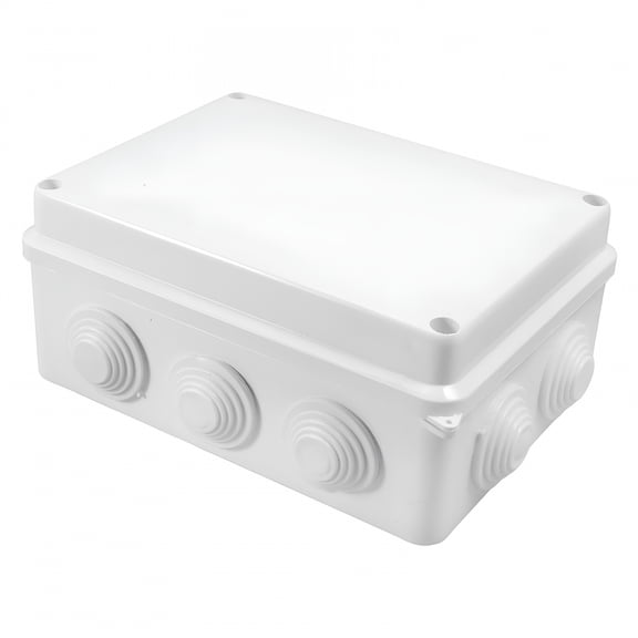 ICERUN Waterproof Junction Box Outdoor Plug Protect Cover Extension Cord Covers for Outside White