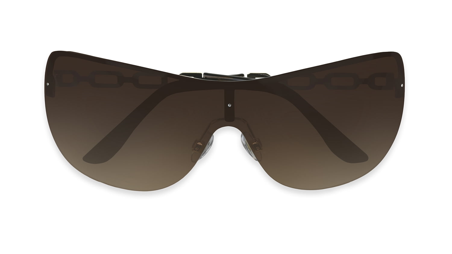 Sofia Vergara X Foster Grant by Sofia Vergara Women's Chain-Link Shield Sunglasses, Black