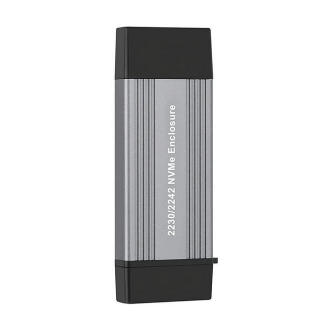 NVME SSD Case M2 Adaptador NVME Carcasa Externa PCIE NVME M/M+B Llave una USB 3.1 10Gbps Compatible con 2230 2242 M.2 SSD Box
