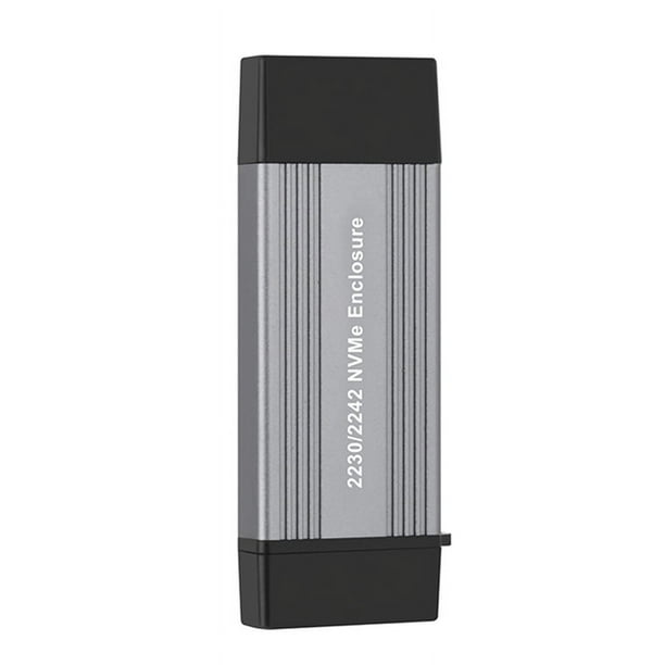 NVME SSD Case M2 Adaptador NVME Carcasa Externa PCIE NVME M/M+B Llave una USB 3.1 10Gbps Compatible con 2230 2242 M.2 SSD Box