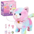 thumbnail image 1 of Interactive Electronic Plush Toy, Walking and Barking Robot Colorful Cat Plush, Remote Control Kitten Pets, Best Gifts for Girls, 1 of 6