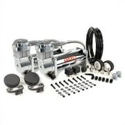VIAIR 45013 450C Dual On-Board Vehicle Air Compressors, Chrome