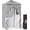4x4 Gray/White, variant on CROWN SHADES 4x4 Pop Up Changing Tent Patented One Push Setup Portable Changing Room Privacy Canopy for Camping Black/White