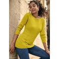 thumbnail image 2 of Jessica London Women's Plus Size Ribbed Knit Pullover Boatneck Sweater, 2 of 2