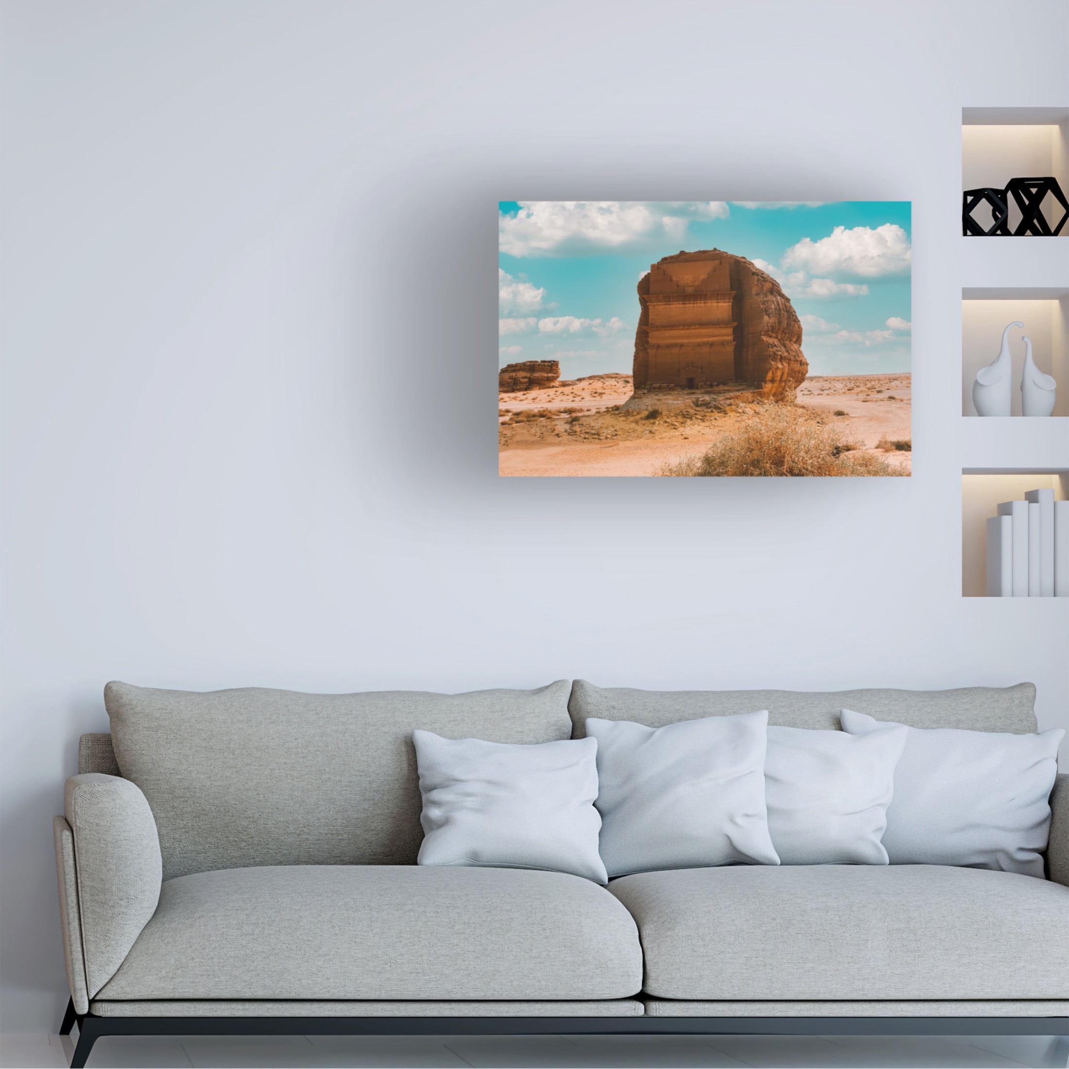 Trademark Fine Art Khaled Qasr Alfarid UOmop OsuUOpuOm Canvas Wall Art