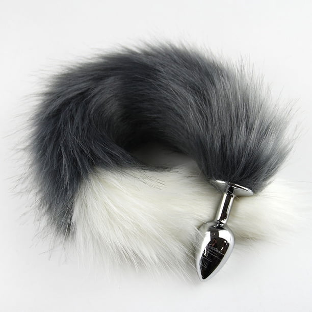 plug anal cola de perro Juguete alternativo con tapón anal de cola de perro para mujer, masturbador  con tapón anal de metal con cola de zorro, juguete sexual sexy para adultos
