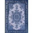 thumbnail image 1 of Ahgly Company Indoor Rectangle Mid-Century Modern Sapphire Blue Oriental Area Rugs, 7' x 10', 1 of 6