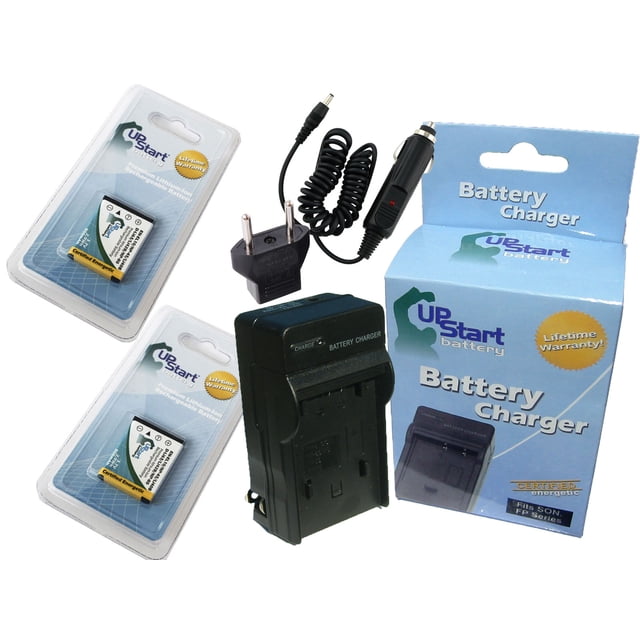 2x Pack - Kodak PixPro FZ51 Battery + Charger with Car & EU Adapters - Replacement for Kodak KLIC-7006 Digital Camera Battery and Charger (800mAh, 3.7V, Lithium-Ion)