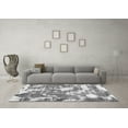 thumbnail image 3 of Ahgly Company Indoor Square Abstract Gray Modern Area Rugs, 7' Square, 3 of 4
