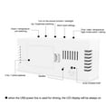 thumbnail image 4 of Kugisaki Digital Alarm Clock LED Mirror Clock Large Display Modern Electronic Clock for Bedroom Home Living Room Office, 4 of 9