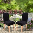 thumbnail image 4 of COM1950s Stretch Dining Chair Covers,One Piece Elastic Slipcover for Home and Hotel Use,Fits Chairs with Back Height 16.9 To 18.9 Inches,Easy Fit Protective Cover, 4 of 8
