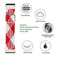 thumbnail image 5 of Xirurus Braided Nylon Sport Watch Strap Adjustable Replacement Band for Spartan Hr Baro, Suunto7, D5i, Red White, 7.1 inches / 18 cm, 5 of 9