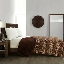 DF by Dearfoams Super Soft Animal Fur Faux Fur Weighted Blanket, 12 lbs, 48x72