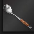 thumbnail image 2 of Cooking SpoonChef Craft SelectWooden handleStainless Steel Basting Spoon Cooking Spoon,304 Large Serving Spoons,Silver/12.9Inch, 2 of 5