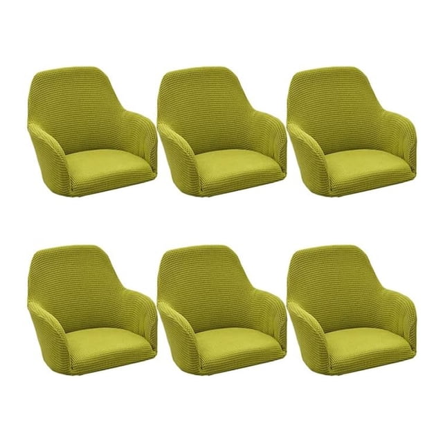 Bearachild 6 unids/set funda para silla embellecedora decoración estirable y fácil de colocar apariencia de sillas excelente Decoración del hogar