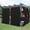 Black, variant on General Outdoor Patio Curtains Detachable Tab Top Windproof Weatherproof Curtain for Cabana, Porch, Pergola and Gazebo, Tab Bottom Drape, 2 Panels, 54W x 96L inch, Orange