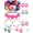 Bright, variant on 10 count Halloween Hippie Costume Accessories Hippie Sunglasses Bracelet Earrings Necklace Tie Dye Headband for 60s 70s