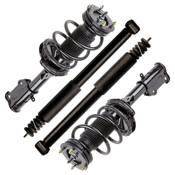 For Ford Mustang S197 05-10 Front Strut Assembly w/ Rear Shock Absorber Set - BuyAutoParts