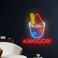 thumbnail image 4 of Handmadetneonsign Japan Kakigori Neon Sign, Kakigori Led Art Decor, Japanese Ice Cream Wall Decor, 4 of 5