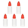 thumbnail image 4 of Uxcell Plastic 20ml/0.68 oz Small Mouth Drop Bottle Red, 5 Pack, 4 of 6