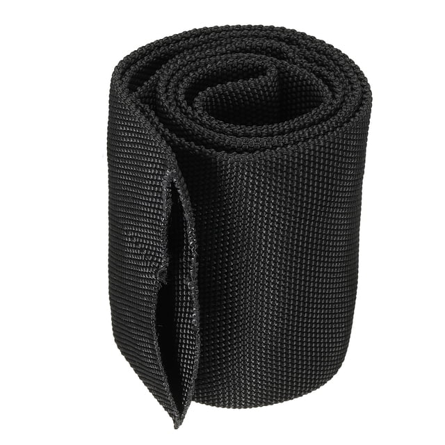 Unique Bargains 4' ID 3.3FT Nylon Protective Hose Sleeve, Cable Cover Sheath Protection, Black