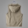 thumbnail image 4 of Hooded Vest for Women Sleeveless Zip up Lightweight Breathable Shirts with Pocket, Flattering Fit Layering Vest QURATI, 4 of 6