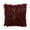 Wine Red, variant on Luxury Series Throw Pillow Covers Faux Fur Mongolian Style Plush Cushion Case for Couch Bed and Chair