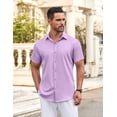 thumbnail image 3 of COOFANDY Short Sleeve Dress Shirt for Men Business Casual Button Down Shirt, 3 of 6