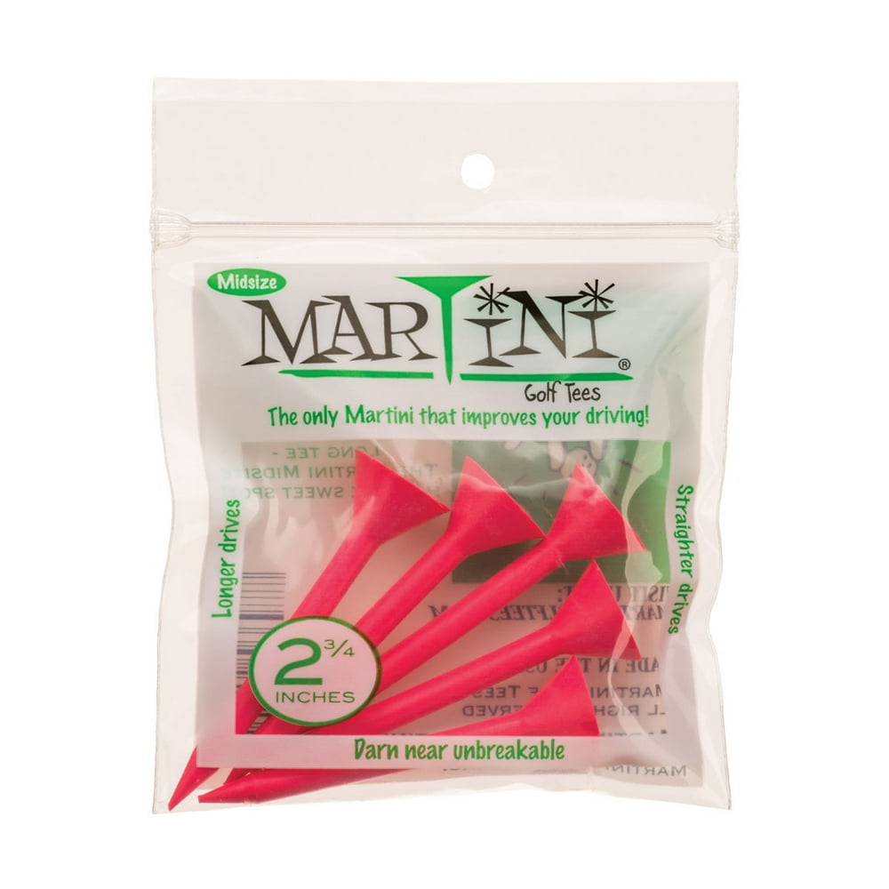 Martini Midsize 2 3/4" Golf Tees Pack of 5
