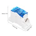 thumbnail image 3 of Aibecy Terminal Strip Blocks Pack with Cover 6-Positions Din Rail Wire Splitter Connector Junction Branch Box UKK160A Wire Cabinet, 3 of 7