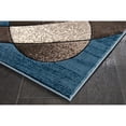 thumbnail image 2 of MDA Home Rhodes Gray/Blue Contemporary Polypropylene Area Rug - 6'9" x 9'6", 2 of 5