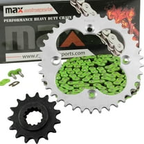 Max Motosports Green Drive Chain & Sprockets Kit For Honda TRX400EX Sportrax 400 2X4 1999-2004