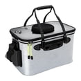 thumbnail image 1 of Cubo de pesca plegable Strade Fareast Limited bolsa de pesca EVA Gris grande, 1 of 8