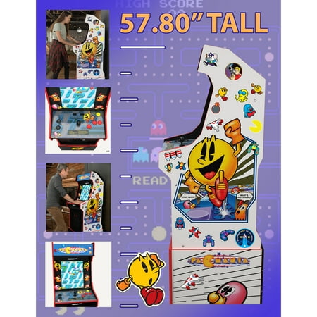 Arcade1Up - PacMan Customizable Arcade Featuring Pac-Mania - Multi