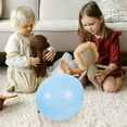 thumbnail image 2 of EeaseMX 10pcs Sin impresión de globos Bolas de perforación de neón con globos llenos de diversión con asa de goma para la fiesta de cumpleaños (azul), 2 of 8