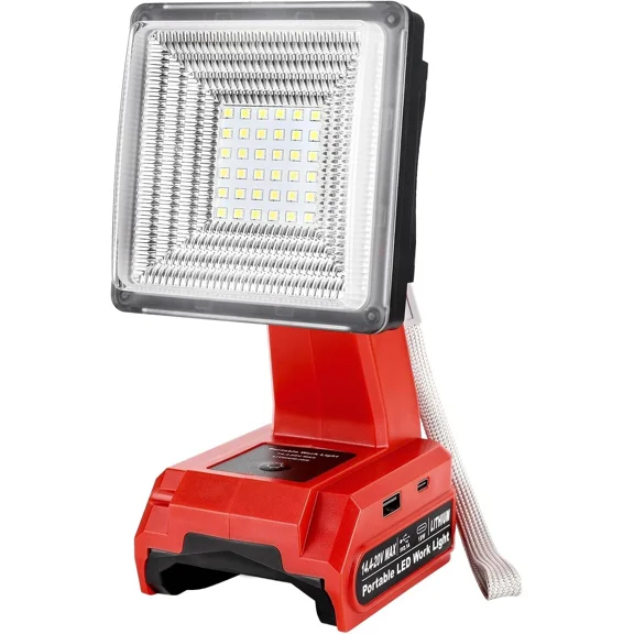 Floodlight Cordless LED Work Light for Craftsman V20 Battery LED Floodlight USB