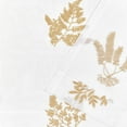 thumbnail image 6 of Nicole Miller New York Mabel Sheer Rod Pocket Curtain Panels, 54"x108", Gold, Set of 2, 6 of 7