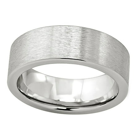 Pristine J Men Women Cobalt Wedding Band Ring 8mm Flat Brushed Pristine J Men Women Cobalt Wedding Band Ring 8mm Flat Brushed Sz 11