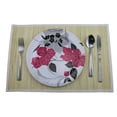 thumbnail image 2 of Set of 4 Piece Environmental Friendly Bamboo Table Placemats Natural, 2 of 5