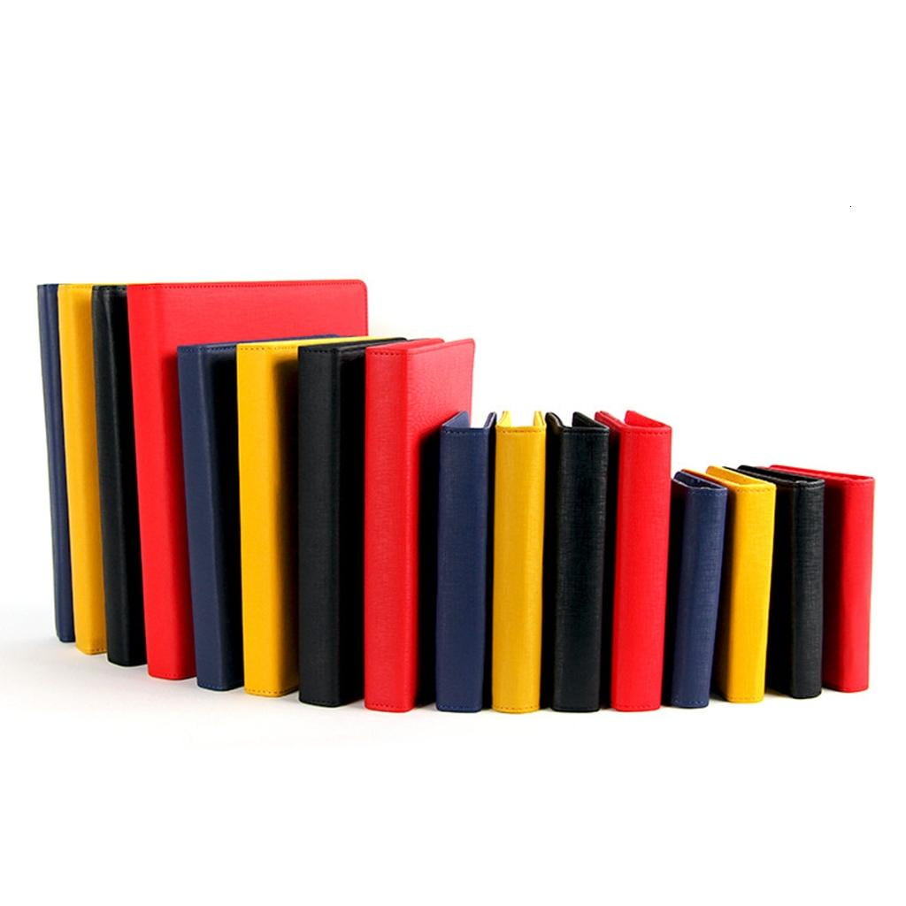 Giaone Hardcover Notebook 160 Pages Lined Refillable 6 Rings Covers