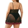 thumbnail image 4 of Skksst Sexy Lingerie Plus Size Women's Nightie Dress Underwear Babydoll Lace Sleepwear, 4 of 4