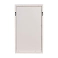 thumbnail image 3 of DesignOvation Walcott Decorative Wall Organizer Mail Holder with Two Pockets, White, 3 of 3