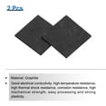 thumbnail image 3 of Disque de Bloc de Graphite Rectangulaire Lingot Plaque d'Électrode de Graphite Haute Pureté 20x20x1mm pour Fusion Coulée Électrolyse, Lot de 2, 3 of 6