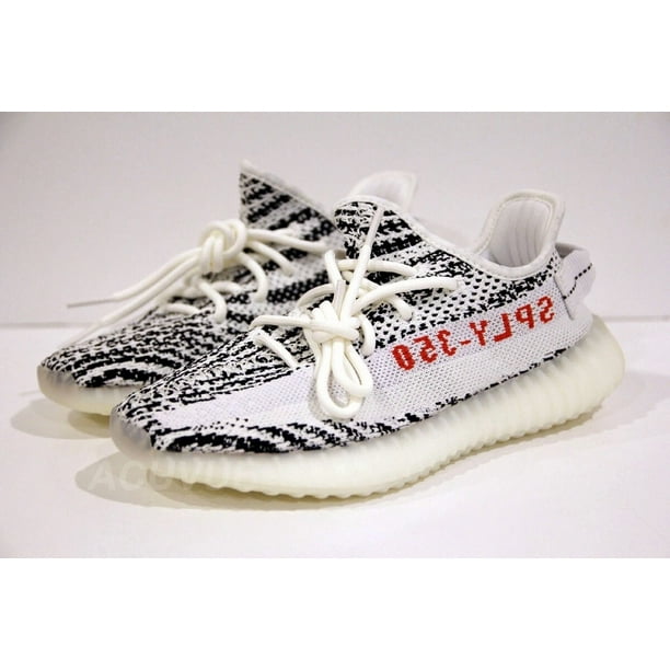 NEW RARE Ad-id-as CP9654 YEEZY BOOST 350V2 ZEBRA US 4.5 OG Black/White Kanye West