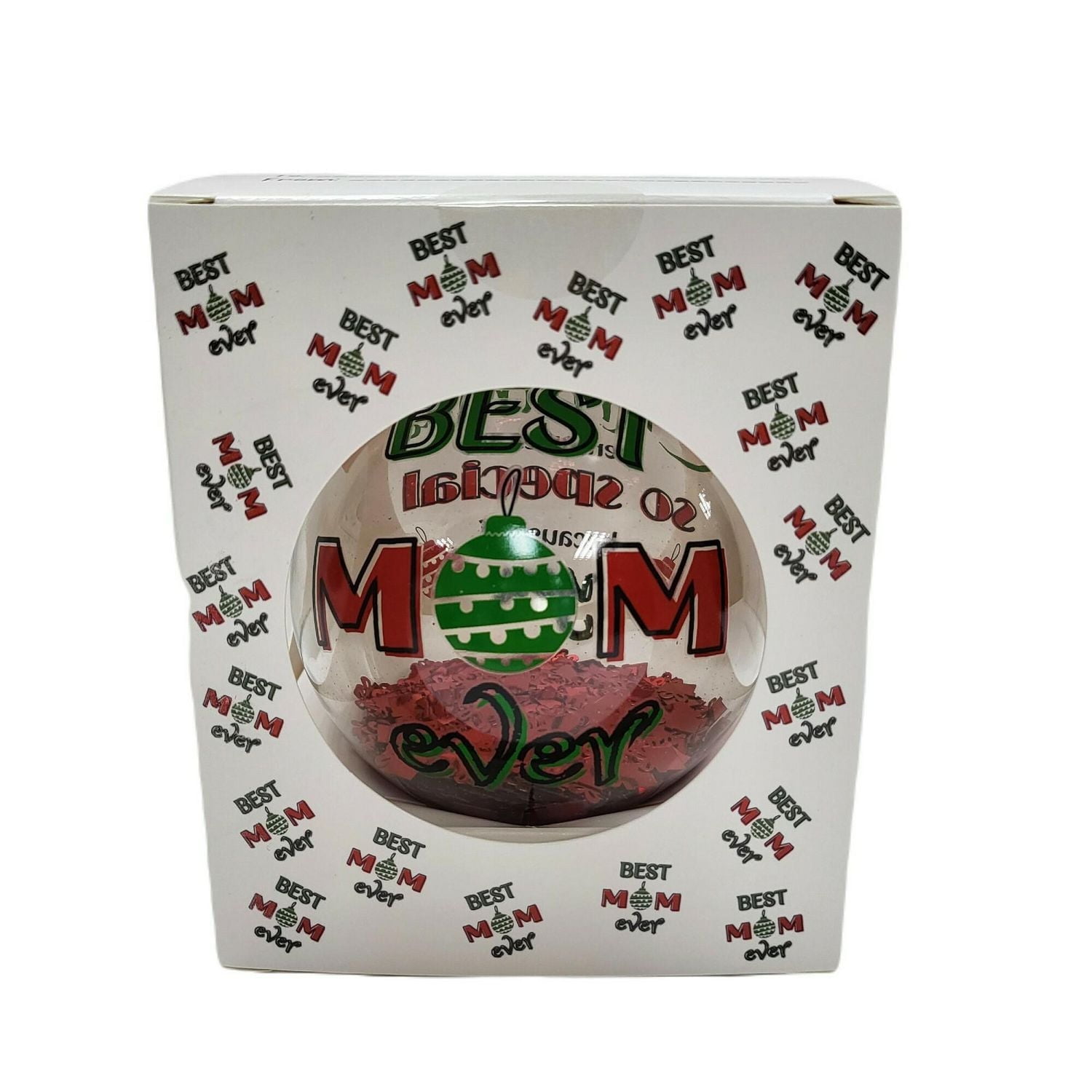 « La meilleure maman de tous les temps» Ornement de Noël à collectionner, 4 po, Temps des Fêtes « La meilleure maman de tous les temps»