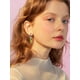 thumbnail image 2 of Pendientes colgantes PROSTEEL de Acero Inoxidable para mujeres y niñas Peridoto de agosto Cristal regalo de cumpleaños para Mamá Esposa, 2 of 8